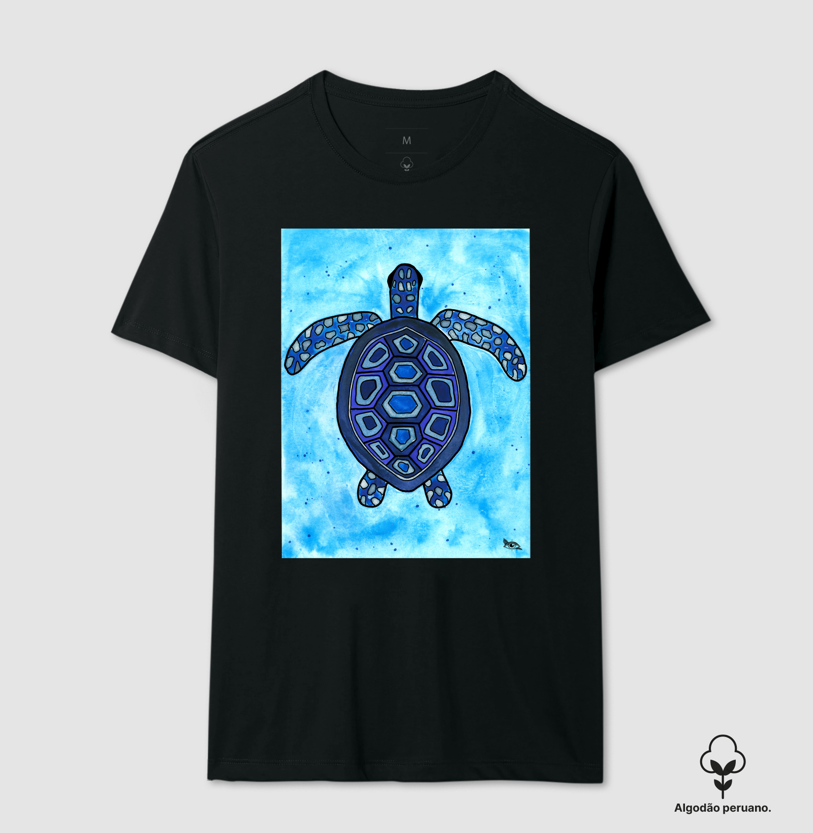 Tartaruga Azul 2.0 - Aquarela