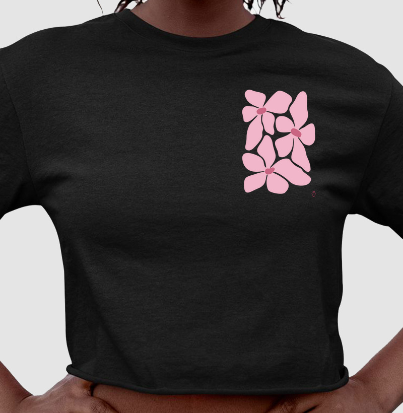 Flores tropicais - bolso