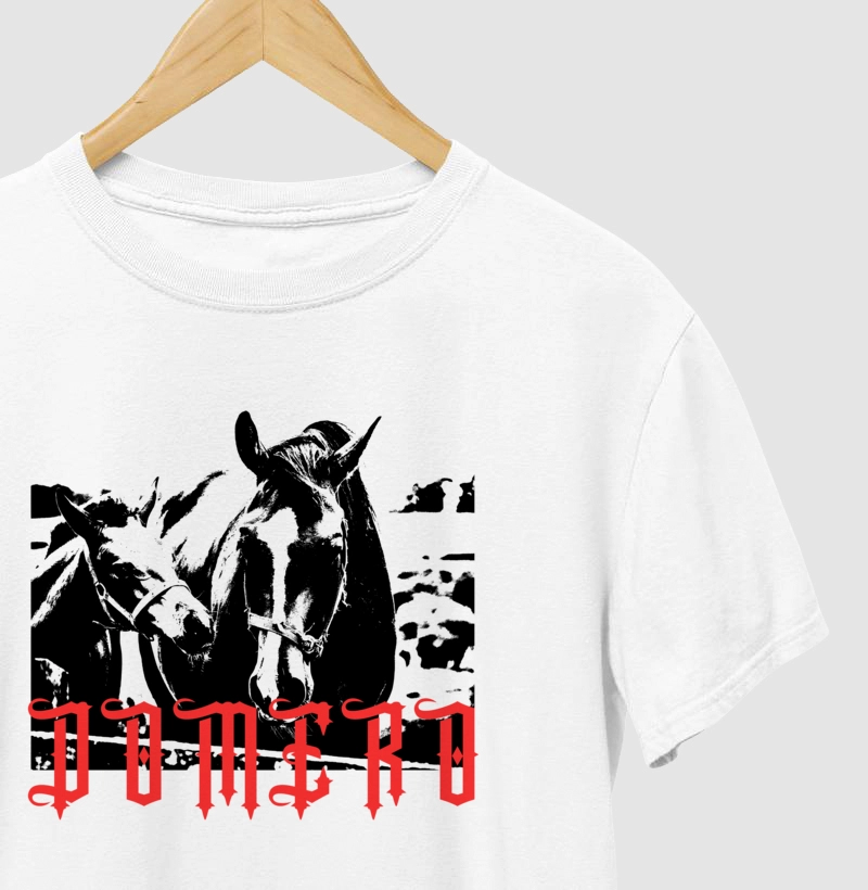camiseta masculina potrilho