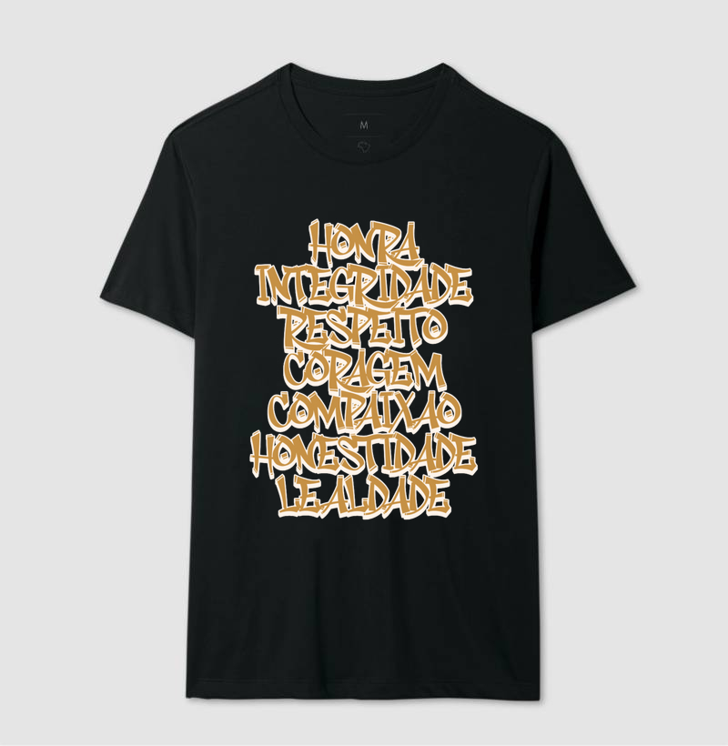 Camiseta Princípios do Bushido