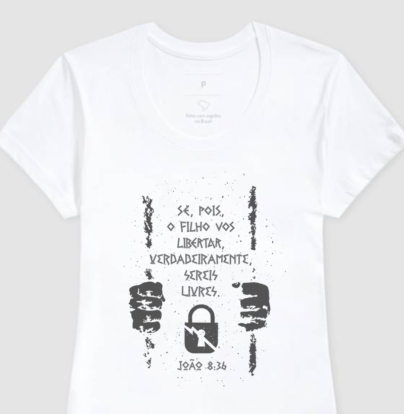 Camiseta Feminina Sereis Livres
