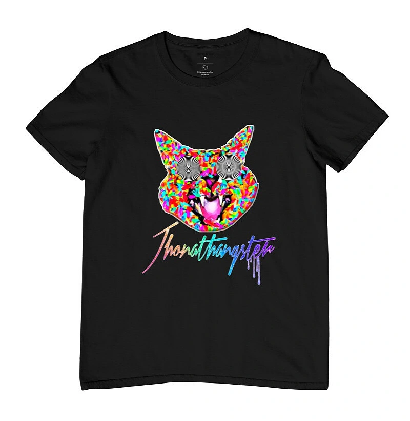 Camiseta Masculina Cat Crazy 