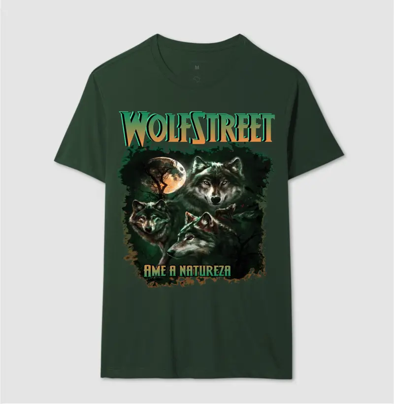 Camiseta Wolf Bootleg 100%Algodão 04