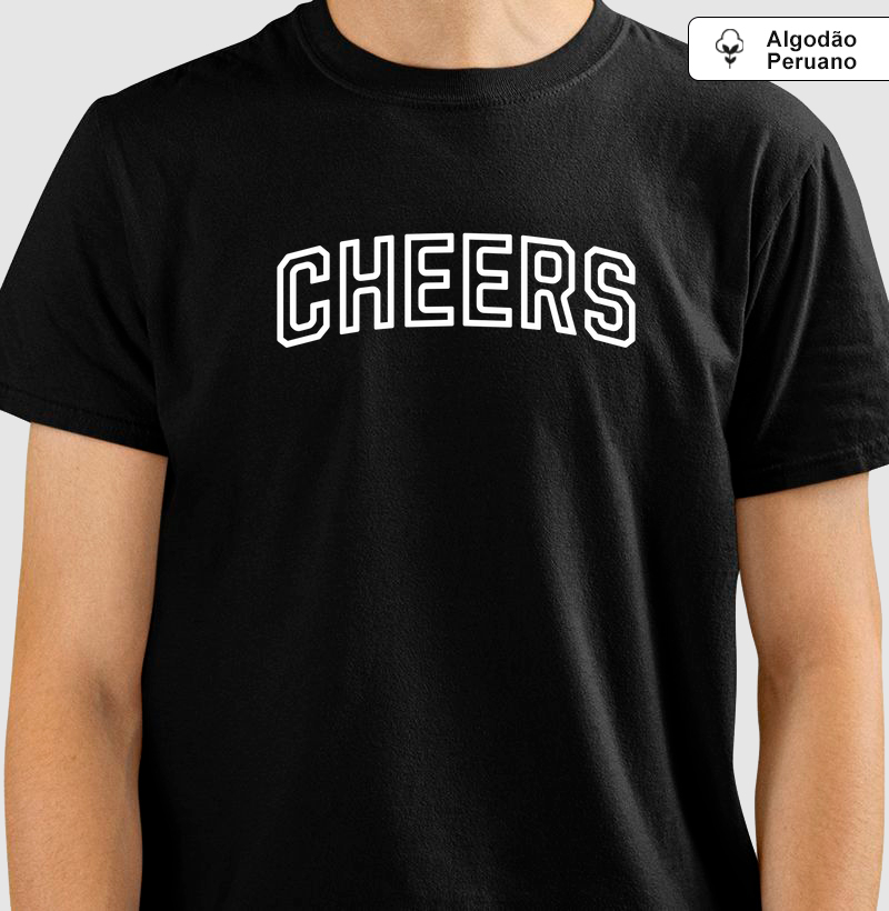 Cheers: Camiseta em Algodão Peruado - O Brinde Perfeito Para Quem Valoriza Cada Momento
