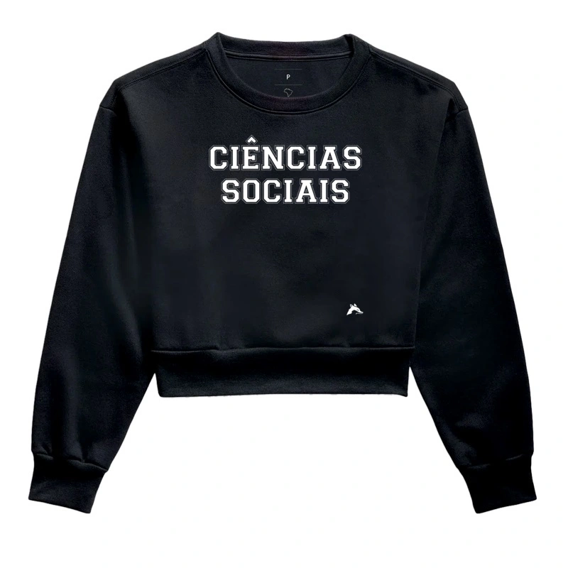 Moletom Cropped Ciências Sociais Classic