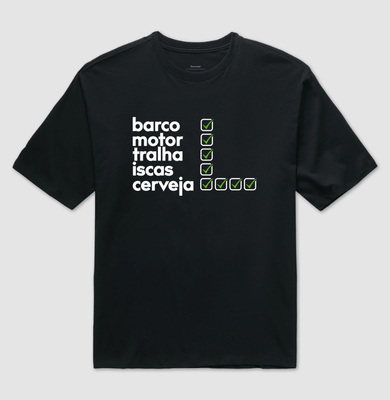 Pronto para pescar!