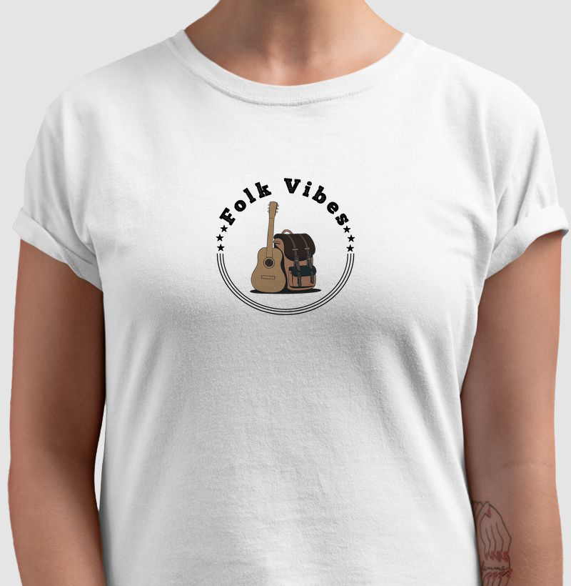 Folk Vibes na Estrada – Camiseta Alternativa