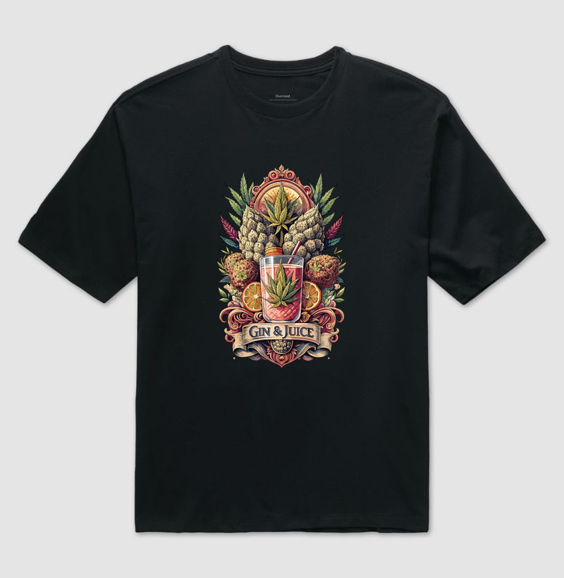 Camiseta Oversized Gin & Juice