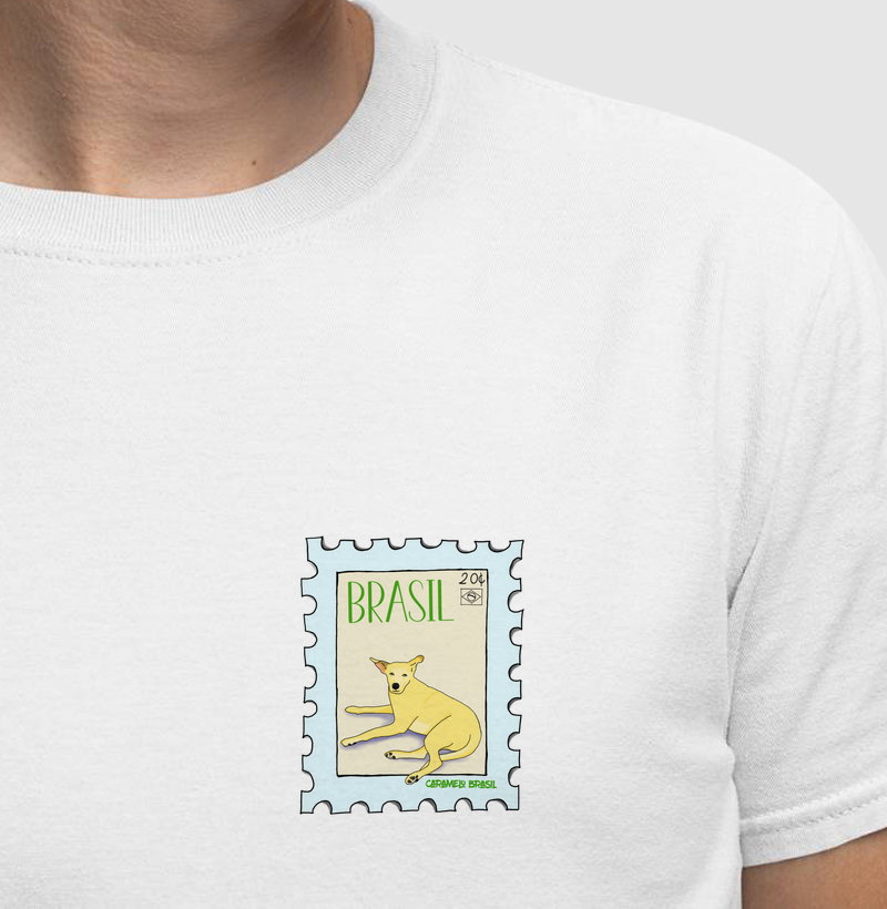 Selo Postal Caramelo Brasil "Minimalista"
