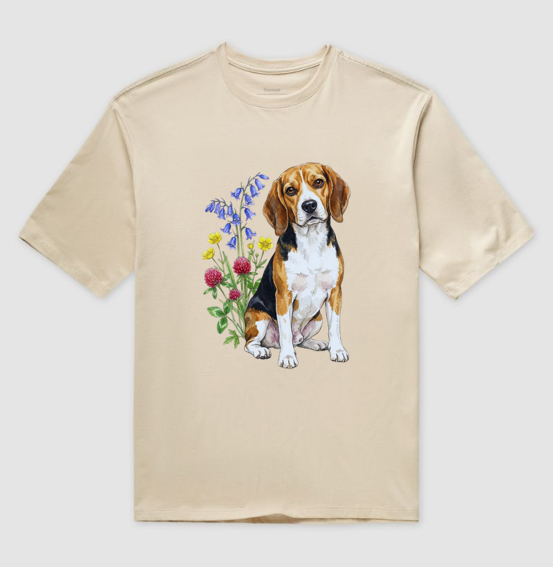 Beagle Floral Serenidade