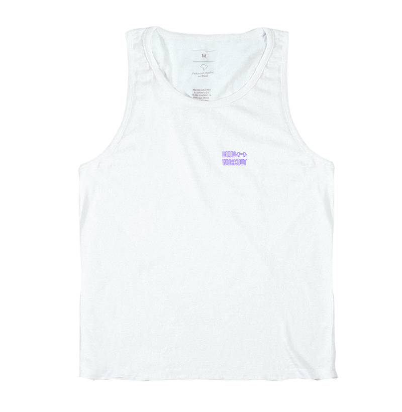 Regata Good Workout com Halter Logo Roxa