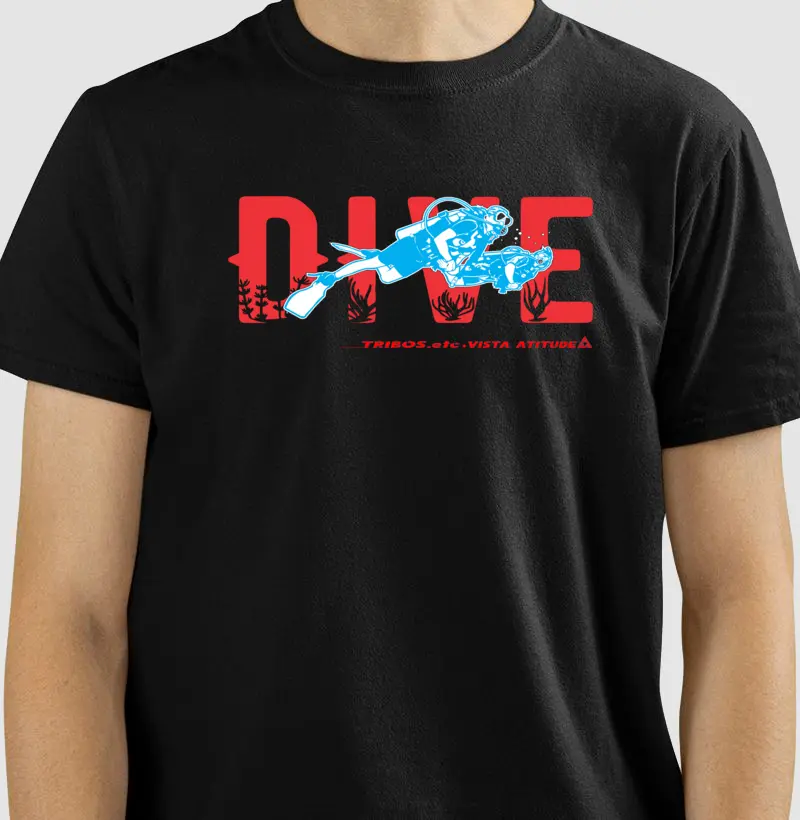 CAMISETA RESERVA.INK MASCULINA E FEMININA TRIBOS.etc ADVENTURE DIVE