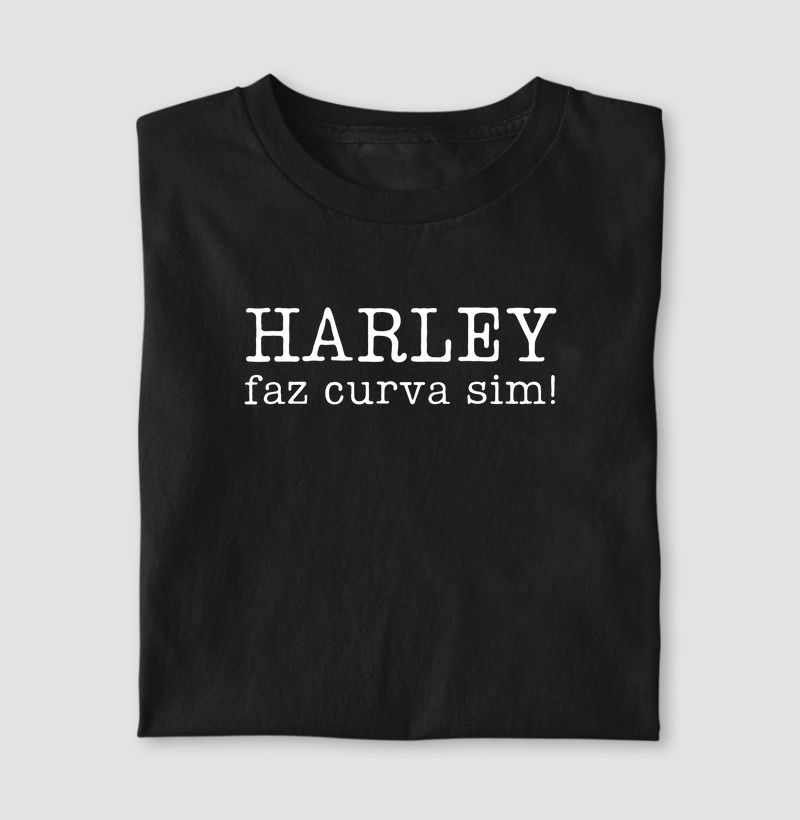 Harley faz curva sim