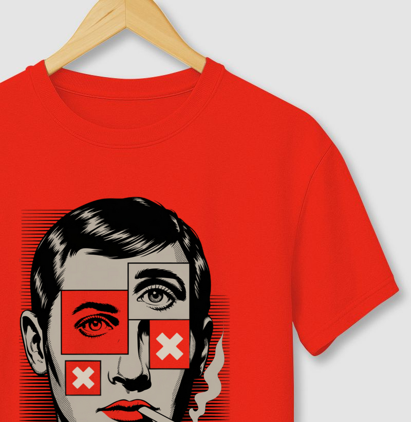 Camiseta "Censurado" - Estilo Pop Art |