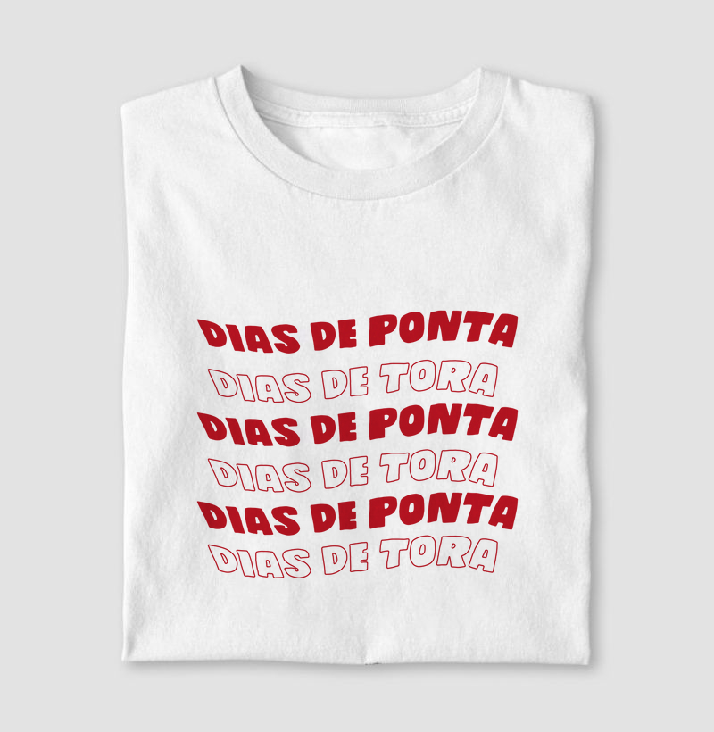 Dias de ponta dias de tora 