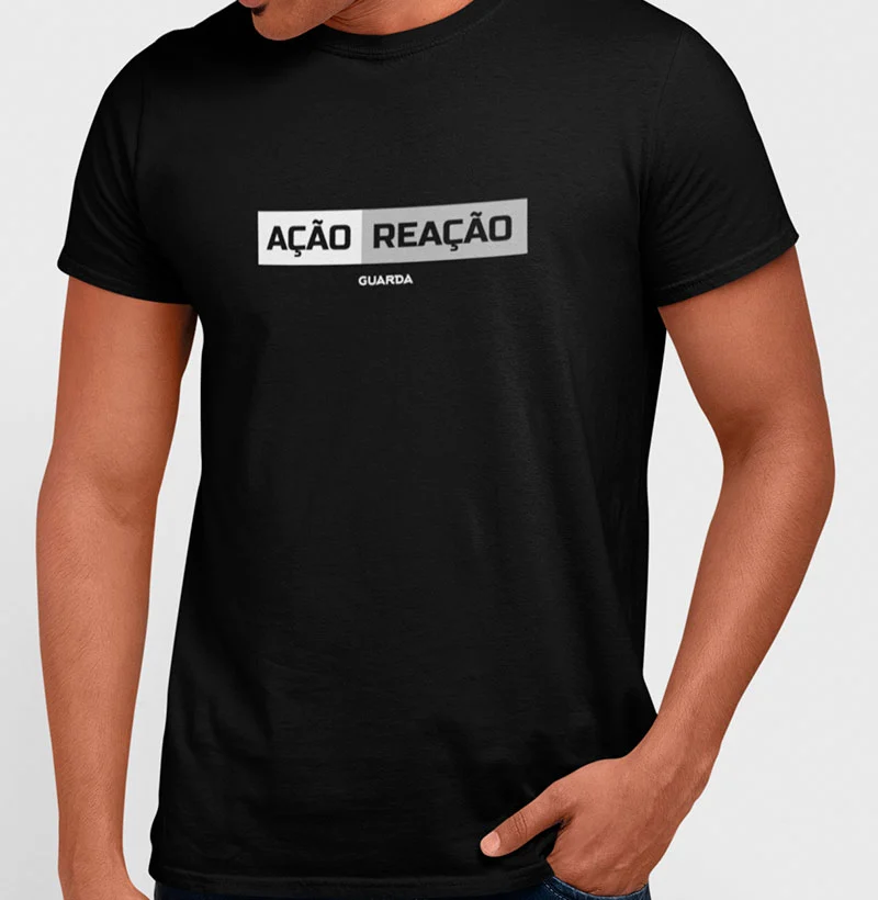 Camiseta Ação Reação