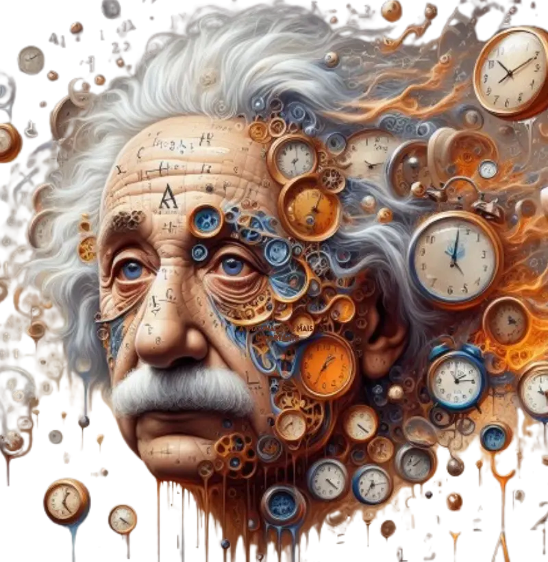 Albert Einstein surrealista