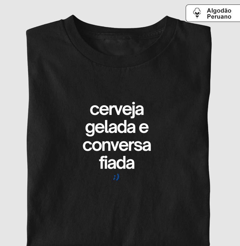 cerveja gelada e conversa fiada