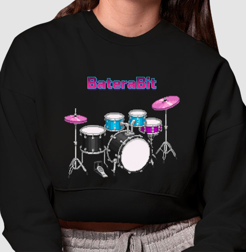 Cropped Moletom BateraBit Reset8Bit 