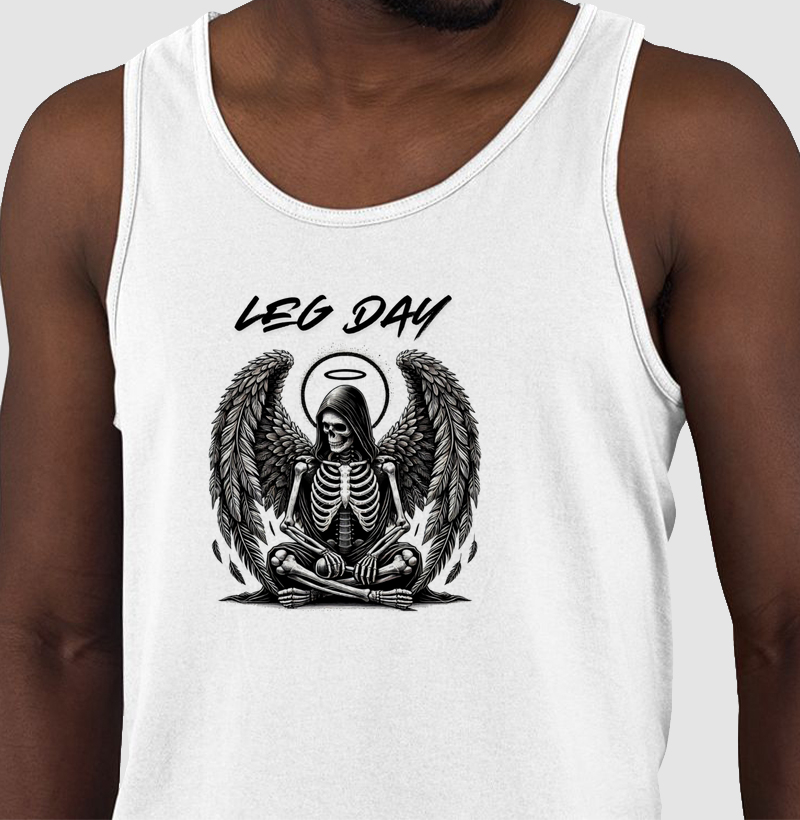 Camiseta Leg Day Caveira