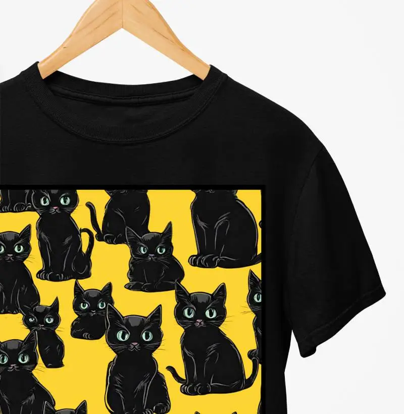 Camiseta Reserva Ink - Gatinhos Pretos