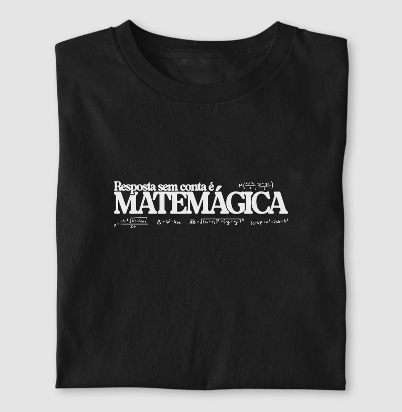Resposta sem conta é MATEMÁGICA