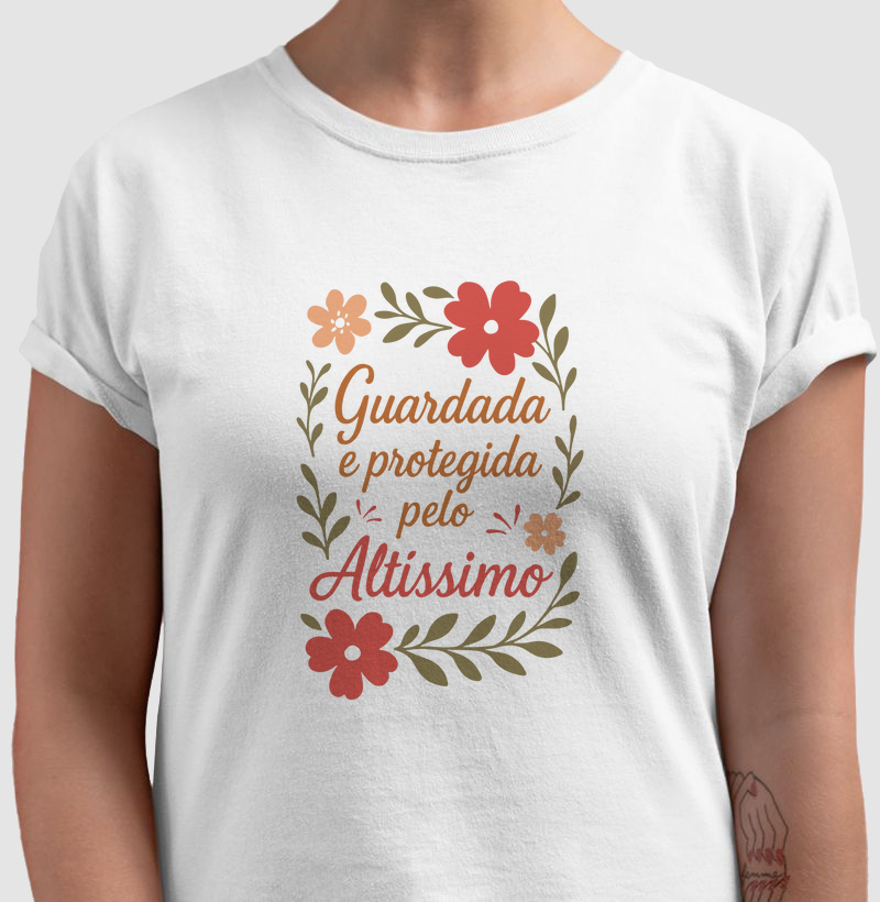 Camiseta guardada e protegida