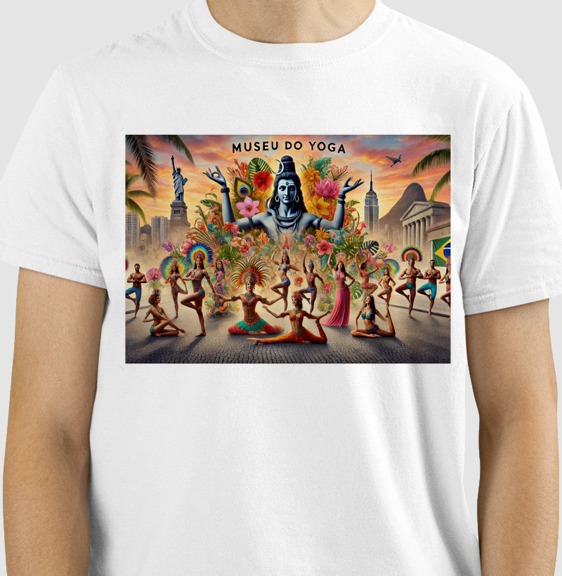 Camiseta masculina Ipanema, Yoga, Carnaval