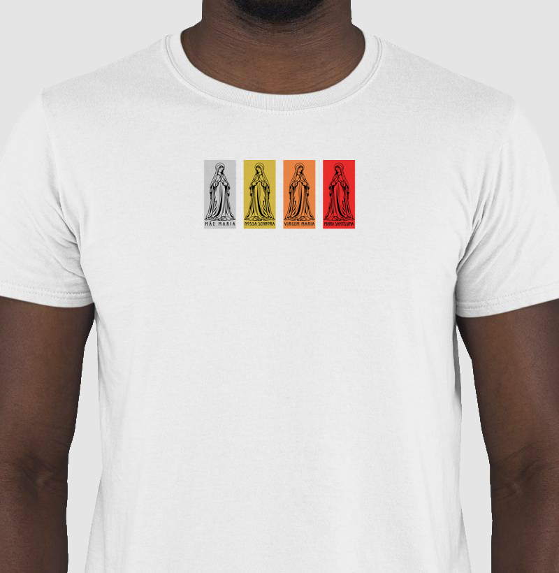Camiseta Marias Branca Masculina