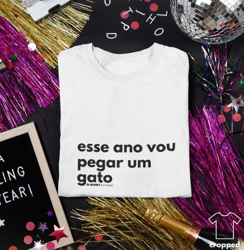 cropped - promessas de ano novo - pegar um gato