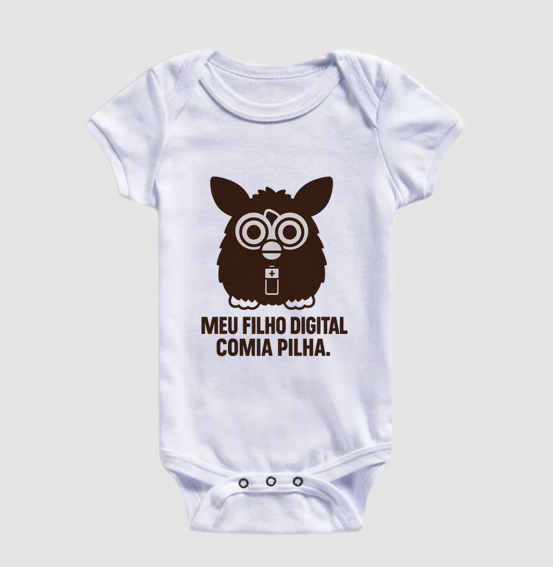 Meu filho digital comia pilha