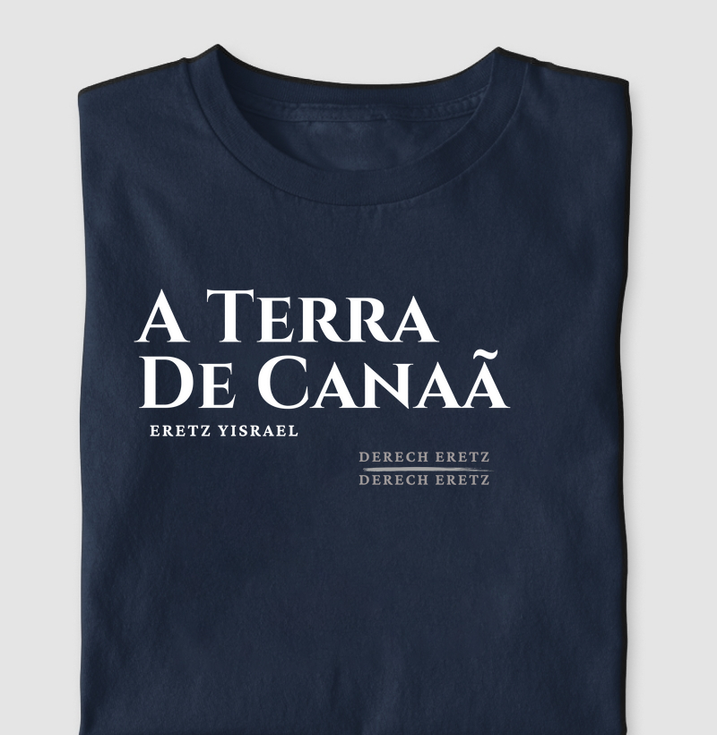 Camiseta Derech Eretz Terra de Canaã 00015 - Mann