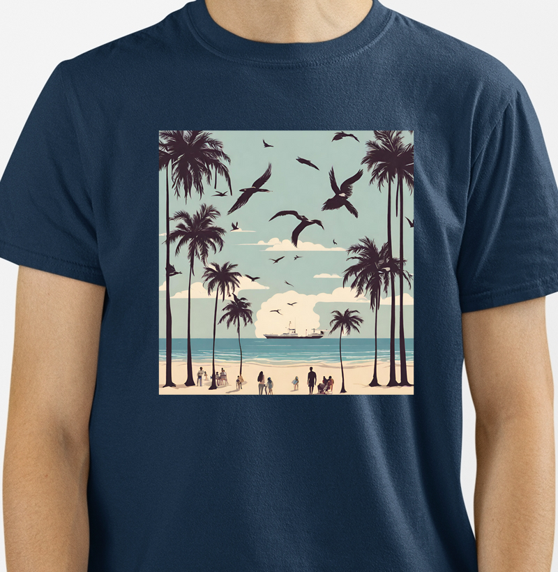 camiseta barco
