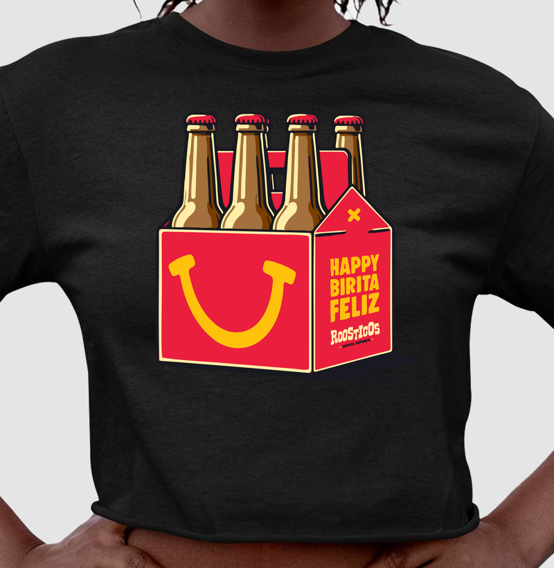 Cropped Happy Birita Feliz