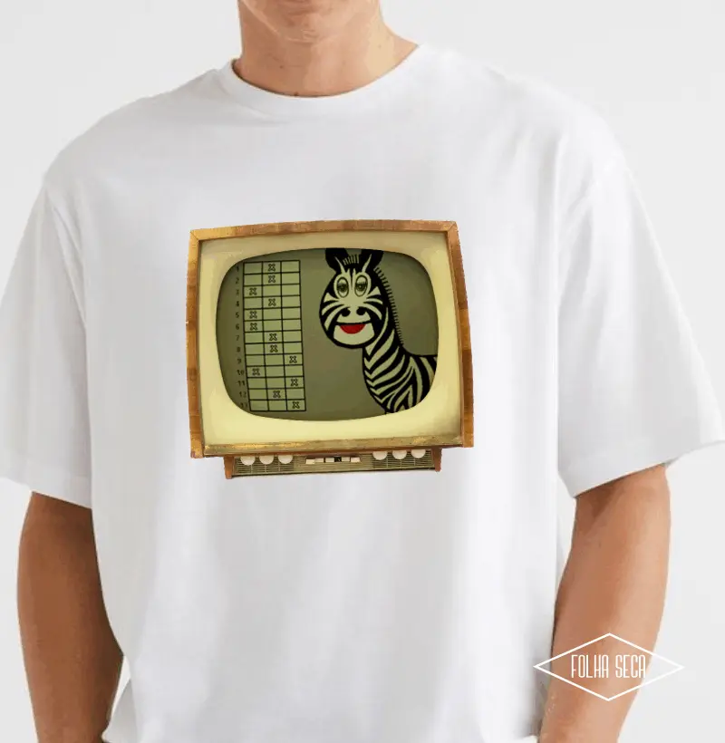 Camiseta Zebrinha Algodão Peruano