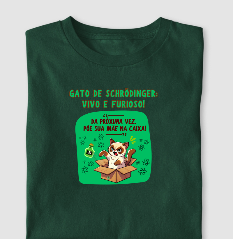 Gato de Schrödinger: Vivo e furioso!
