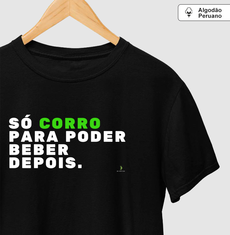 Só corro para poder beber depois
