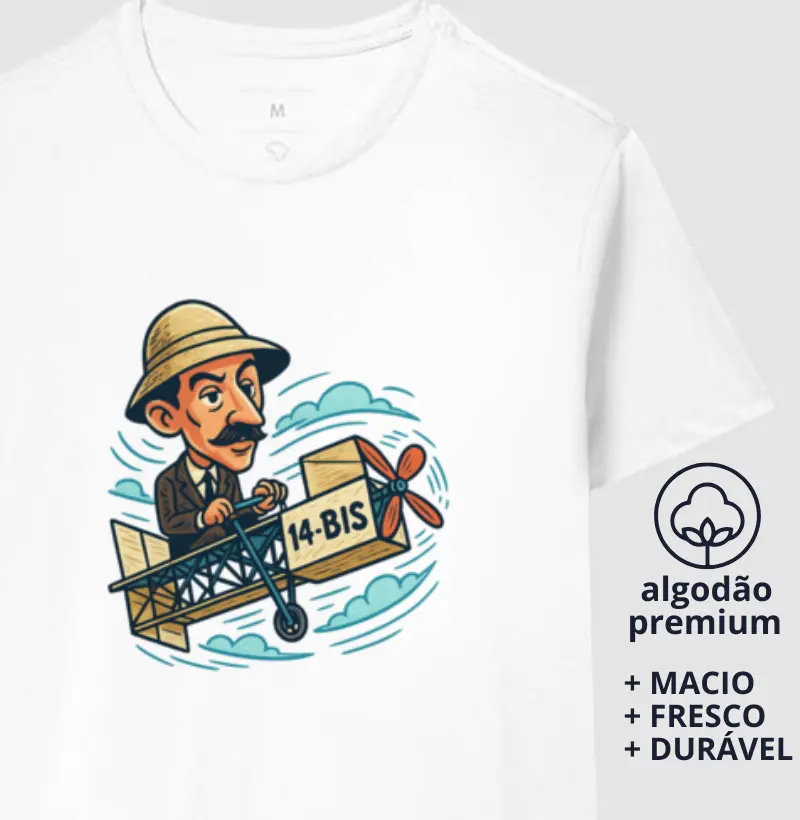 Camiseta Santos Dumont 14 Bis