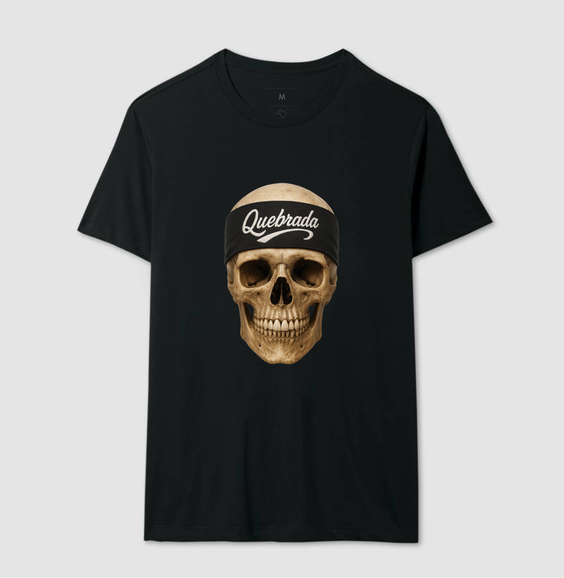 Camiseta Caveira Quebrada