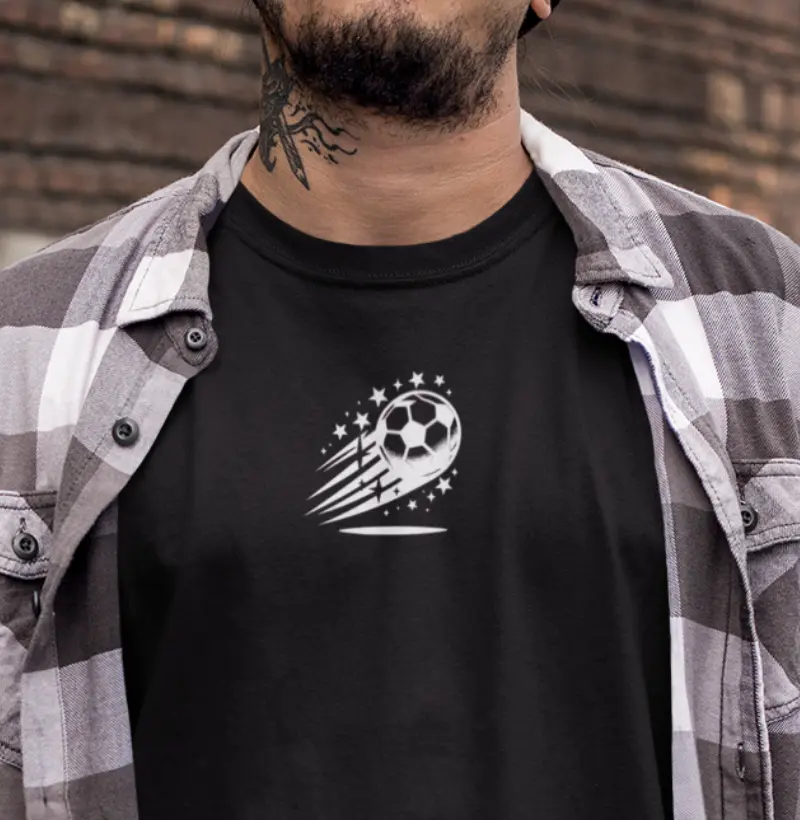 Bola de Futebol | Sonhos e Aspirações | Camiseta Minimalista