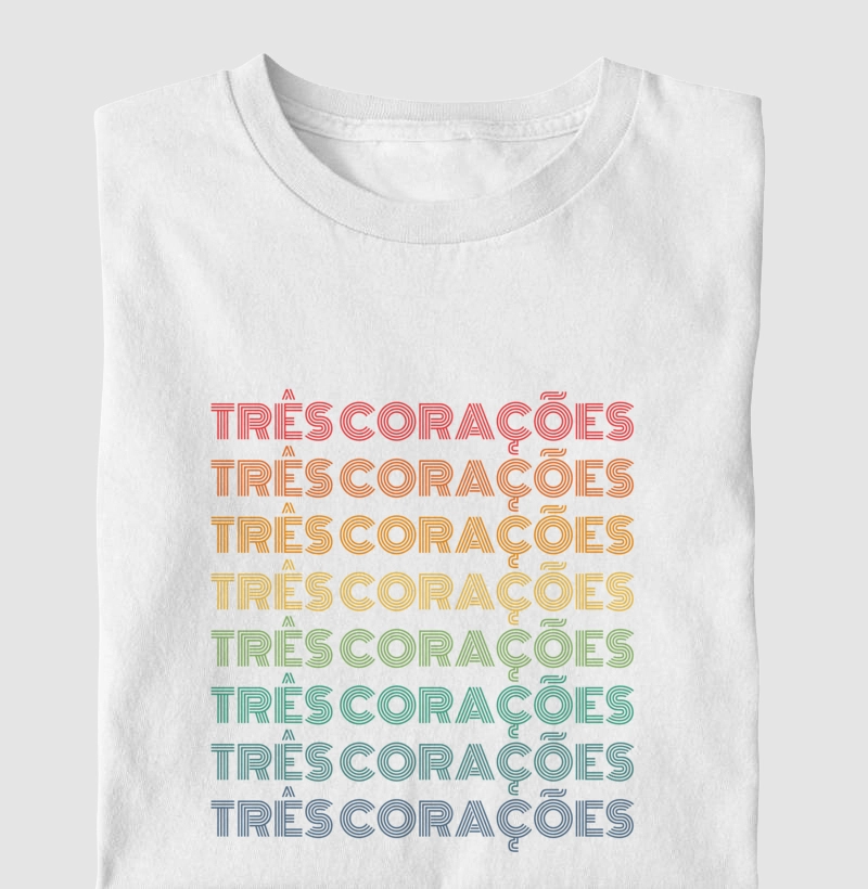 Três Corações Letreiro Retrô