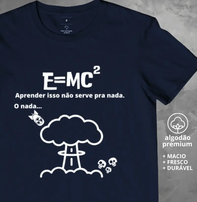 Camiseta Equação de Einstein