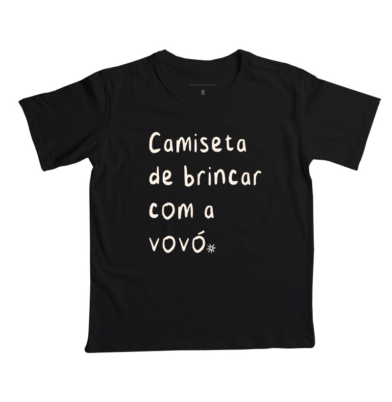 Camiseta de brincar com a vovó