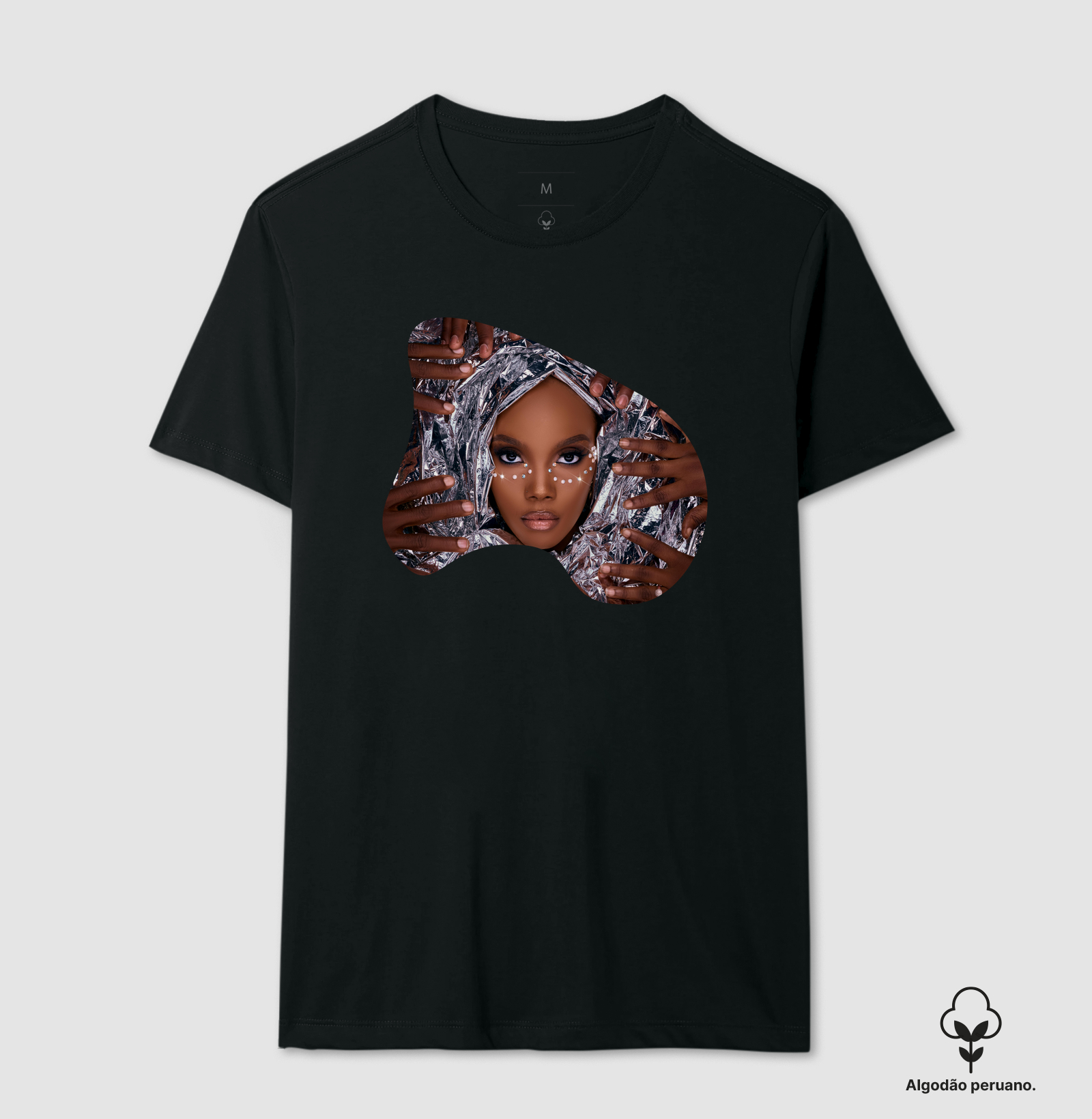 Camiseta Original Afrofuturista Mãos