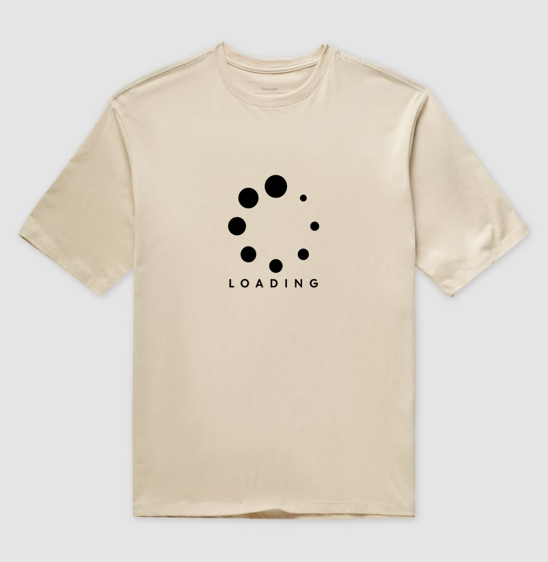 Carregamento: Camiseta Oversized - Estilo Que Nunca Para