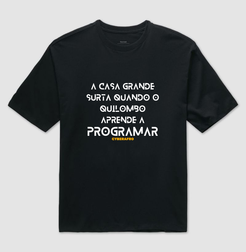 Camiseta Oversized Conhecimento