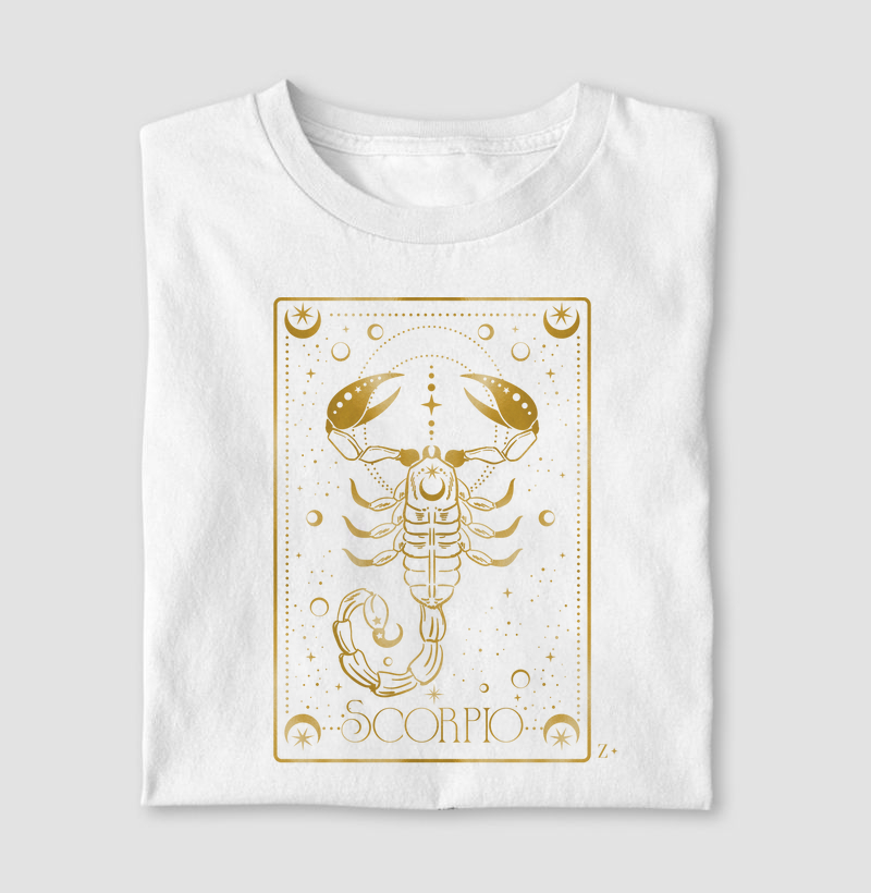 Camiseta Signos ESCORPIÃO - LETTER