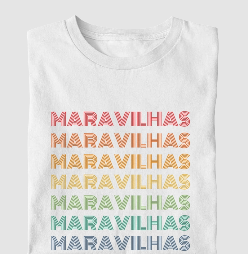 Maravilhas Letreiro Retrô
