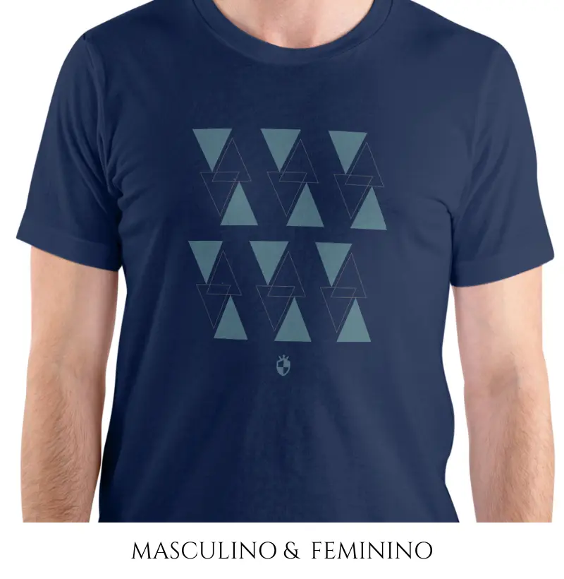 Camiseta Triangulos Minimalista