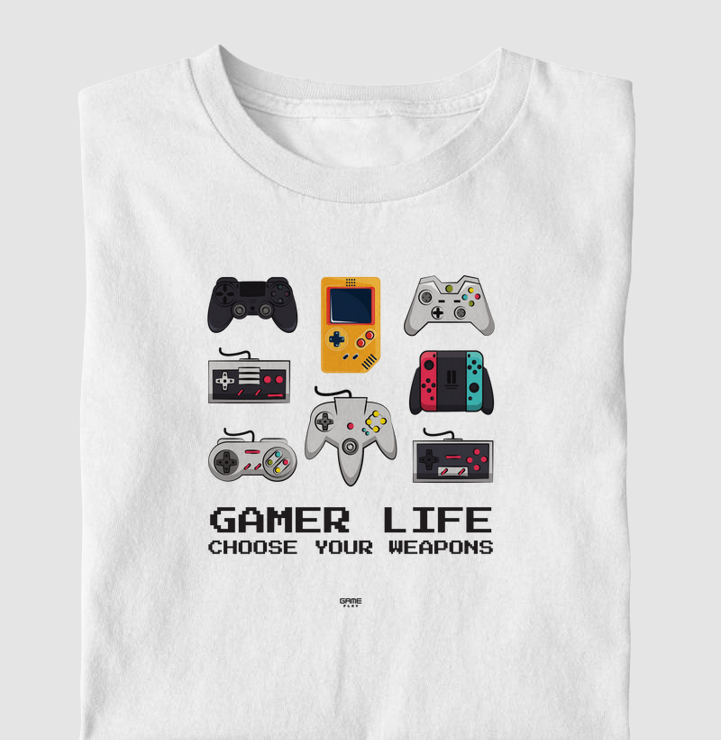Gamer Life Joysticks Colors